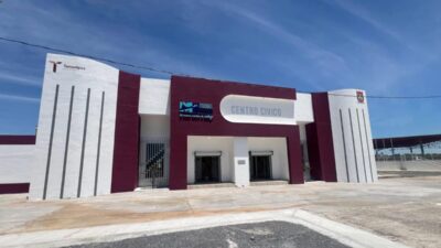 Impulsa Américo Villarreal la modernización del Centro Cívico de Miguel Alemán