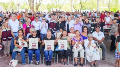 Inauguran Mercado de Bienestar en Abasolo con entrega de apoyos sociales