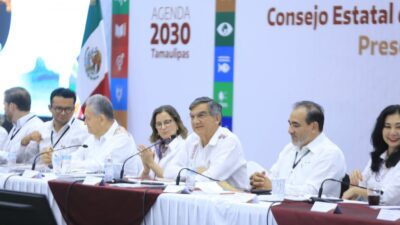 Américo Villarreal presenta resultados de Tamaulipas ante organismos internacionales