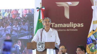 En El Mante, Américo Villarreal reafirma un gobierno con sentido humanista
