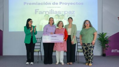 DIF Tamaulipas fortalece alianzas con la sociedad civil al premiar proyectos de Familias en Paz