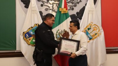 Reconocen a elementos de la Guardia Estatal por fortalecer la seguridad en Victoria