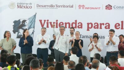 Más vivienda y obras, la agenda de Sheinbaum durante su gira por Tamaulipas