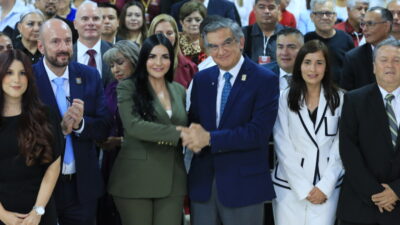 Díaz Ordaz recibe respaldo estatal; Américo impulsa 15 Estaciones Seguras