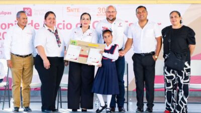 Con apoyos escolares, Tamaulipas fortalece el regreso a las aulas